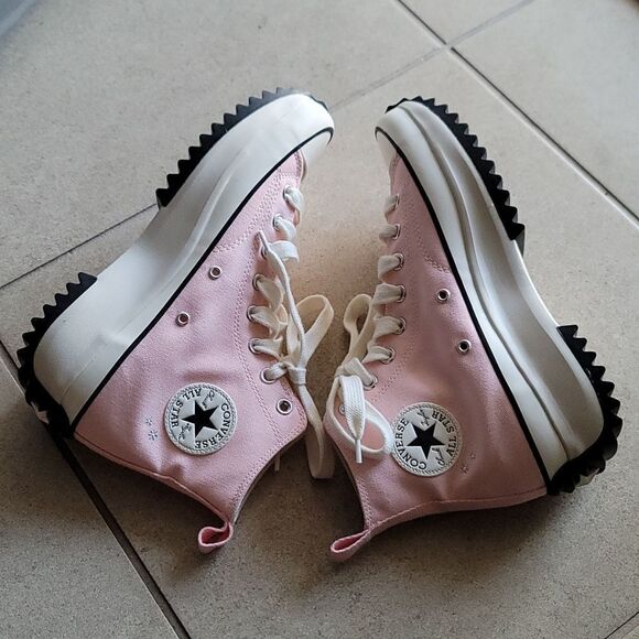 BRAND NEW CONVERSE RUN STAR HIKE PLATFORM 3D FLOWERS WOMEN'S SHOES SNEAKER - Picture 14 of 15